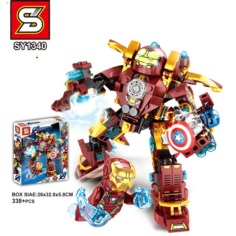 LEGO Lắp Ráp Xếp Hình Super Heroes Marvel SY1340 CÓ 338 chi tiết