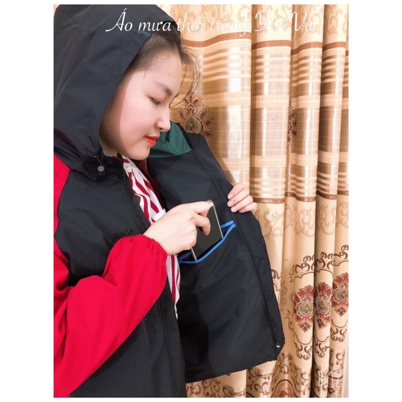 Áo Mưa Bộ 2 Lớp Chống Thấm Nước 98% Kiêm Áo Gió Rét Đi Phượt Xe Máy Thời Trang Tiện Lợi
