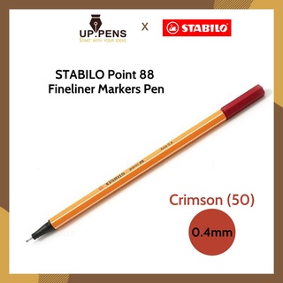 Bút line Stabilo Point 88 Fineliner Markers Pen – Màu đỏ đậm (Crimson)