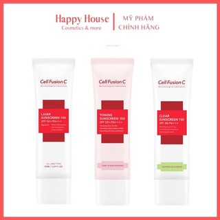 Kem chống nắng Cell fushion C vạch xanh cho da dầu , mụn