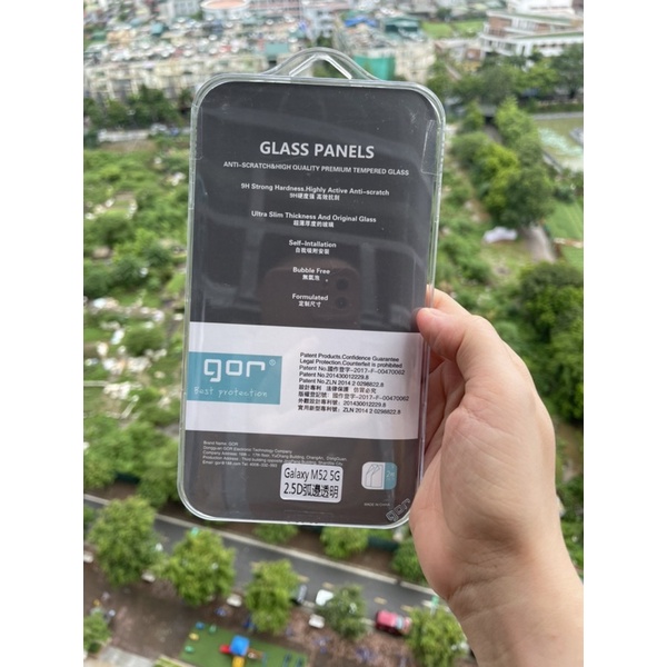 Bộ 2 Kính cường lực Samsung A54, A34, A14, M53, A53, A71/ Note 10 Lite/ M51, A52, A22 Gor trong suốt 9H/2.5D