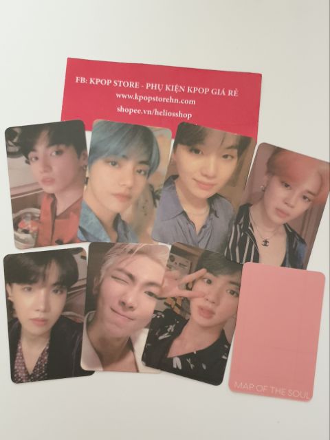 Set card BTS persona, poscard persona unoff