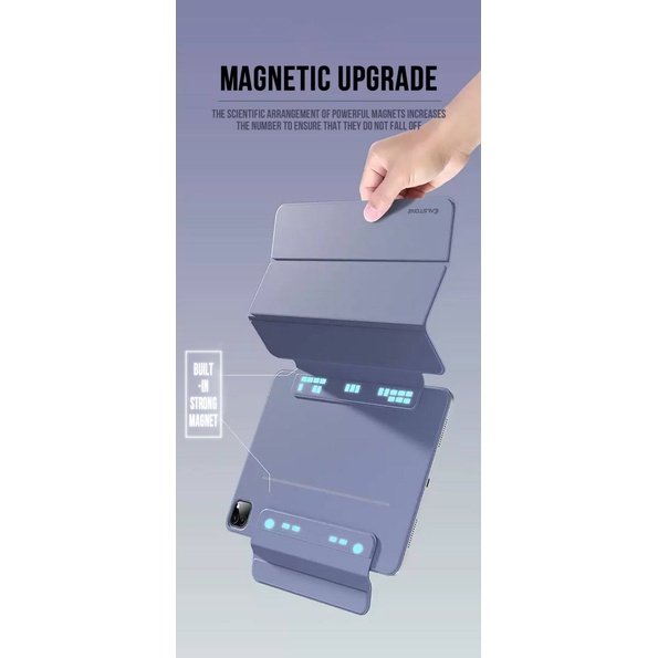 Bao Da Calstone New series Magnetic 3in1 IPad mini 6 ~ Air4 Air5 ~ 2020 2021 Pro 11 ~ 2020 2021 Pro 12.9