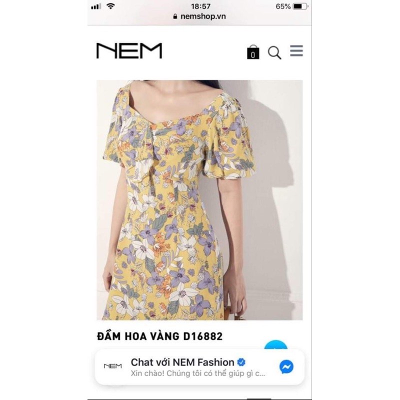 Đầm hoa NEM size M