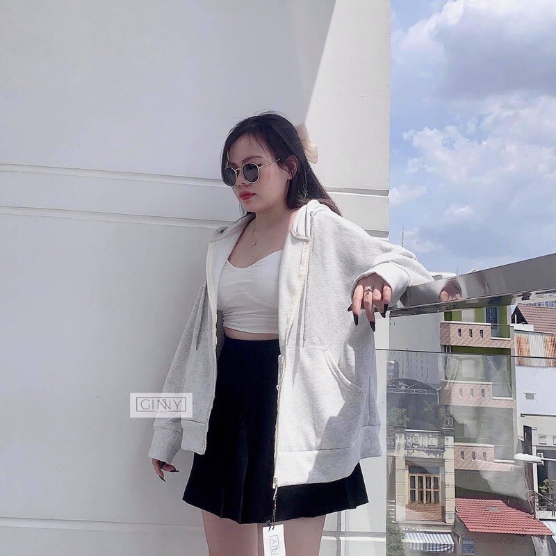 Áo Khoác Nỉ Mira 1 Lớp | Dày Dặn | Có Nón Form Rộng | Đơn Giản | Phong Cách Hàn Quốc | Hot Trend 2020 | Hình Tự Chụp | BigBuy360 - bigbuy360.vn