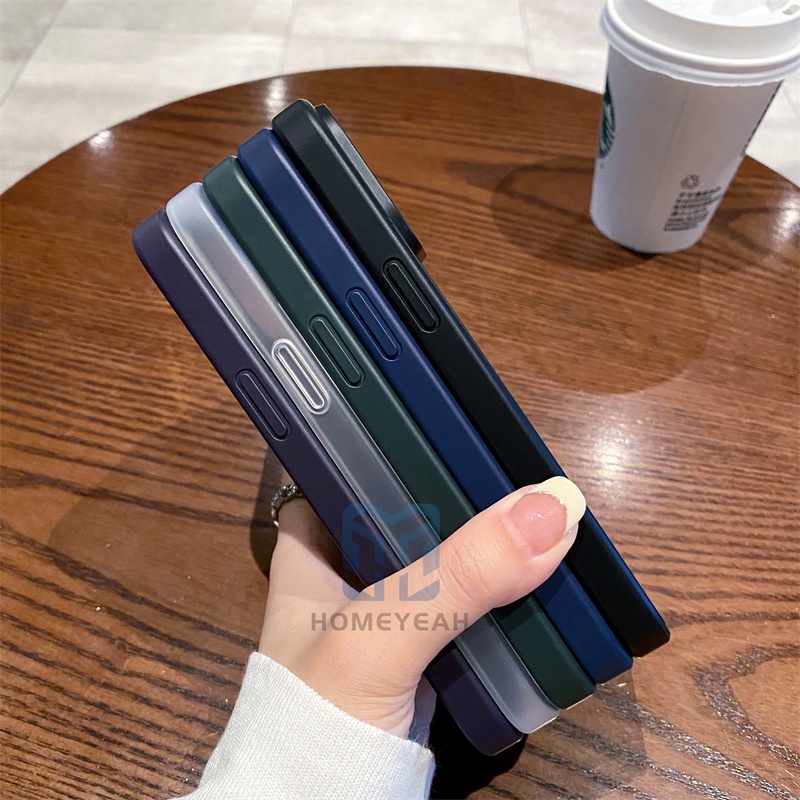 Ốp Điện Thoại Cứng Mặt Nhám Chống Dấu Vân Tay Cho iPhone 14 13 12 Pro Max 14 Plus