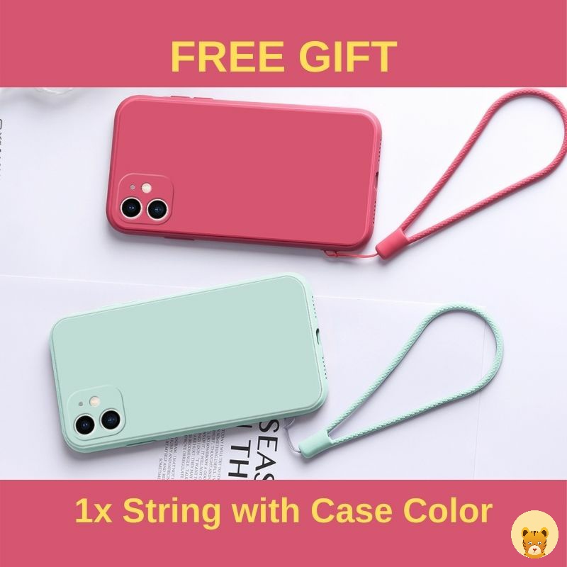 Ốp Điện Thoại TPU Silicone Mềm Đơn Giản Thời Trang + Dây Đeo Cho Vivo Y11 Y17 Y12 Y15 U10