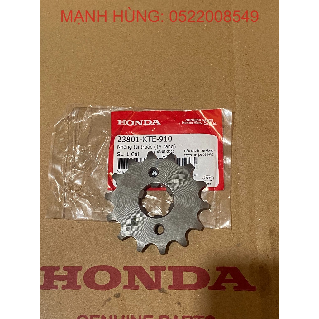 Nhông tải trước  Wave RSX AT Honda.