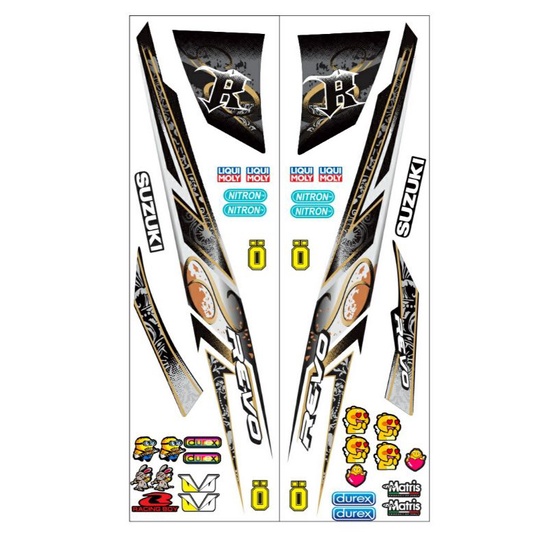 Tem rời dán xe revo 110