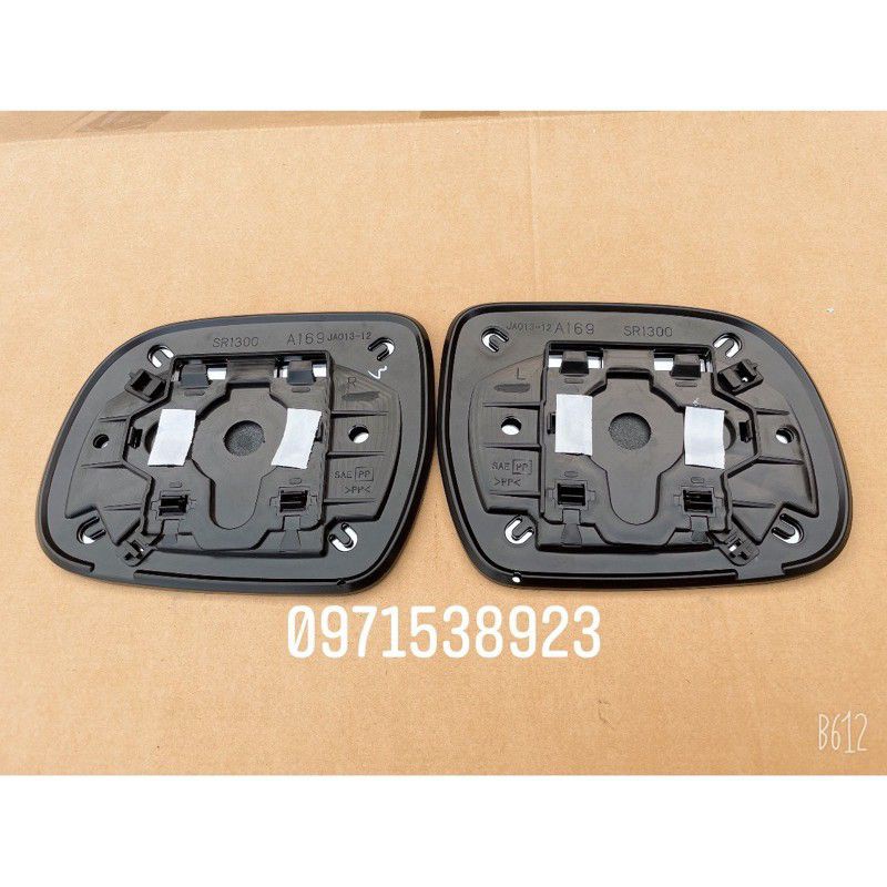 Mặt gương chiếu hậu TOYOTA INNOVA, FORTUNER, HILUX 2006-2016 oem xịn zin theo xe