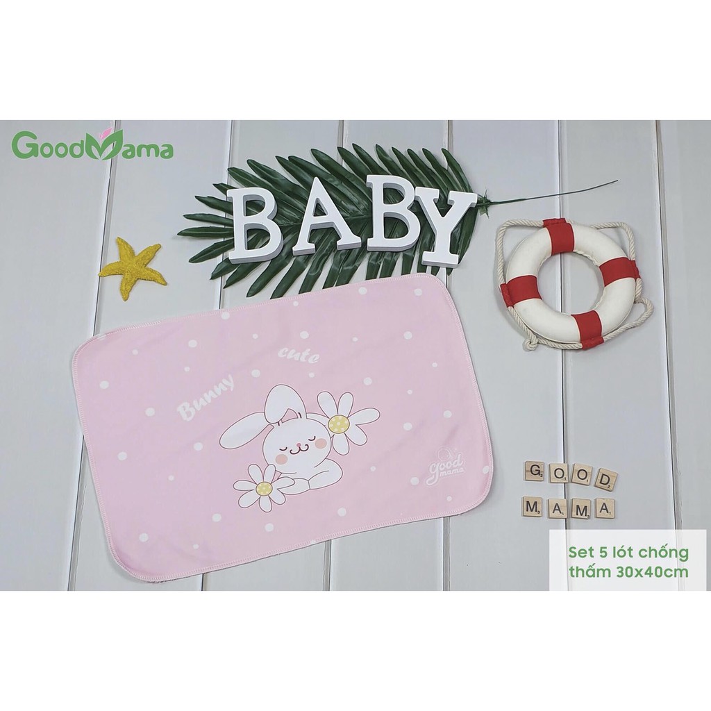 Set 5 lót chống thấm Goodmama 30x40cm