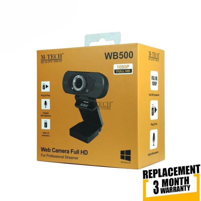 Webcam M-Tech Wb500 1080p Full Hd Kèm Micro / Mtech Wb500 | BigBuy360 - bigbuy360.vn