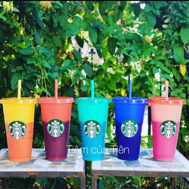 Set 5 ly Starbucks Color Changing Venti size hoặc tách lẻ