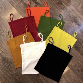 Áo hai dây trơn thun lụa Izze24Shop