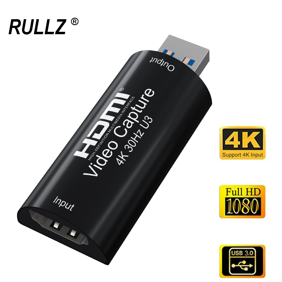 Thẻ Ghi Hình Trực Tiếp Từ HD 4K HDMI Sang USB 3.0 1080P 60fps USB 2.0 Cho PS3 PS4 PS5 Xbox