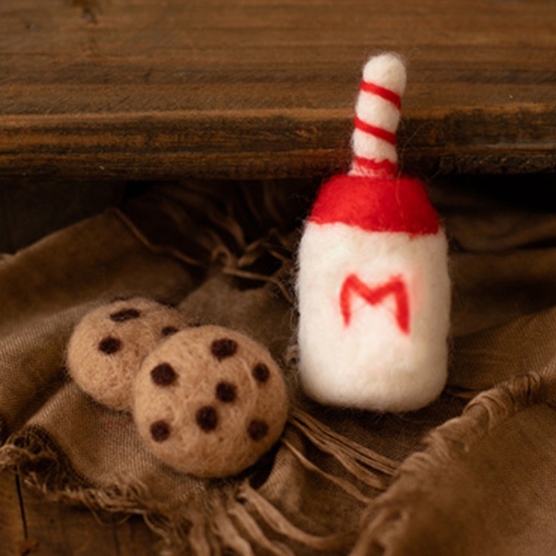 Bình Sữa Em Bé + Bánh Quy + Kẹo Dùng Làm Phụ Kiện Chụp Ảnh Cho Bé Sơ Sinh diy