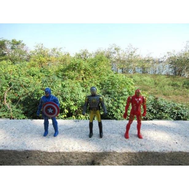 Đồ Chơi Siêu Nhân, Đồ Chơi Cho Bé Trai Bộ 12 Nhân Vật Siêu Nhân Anh Hùng