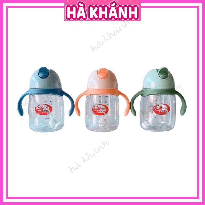 Bình tập uống GB Baby Hàn Quốc 270ml [Tặng 1 cọ rửa ống hút]