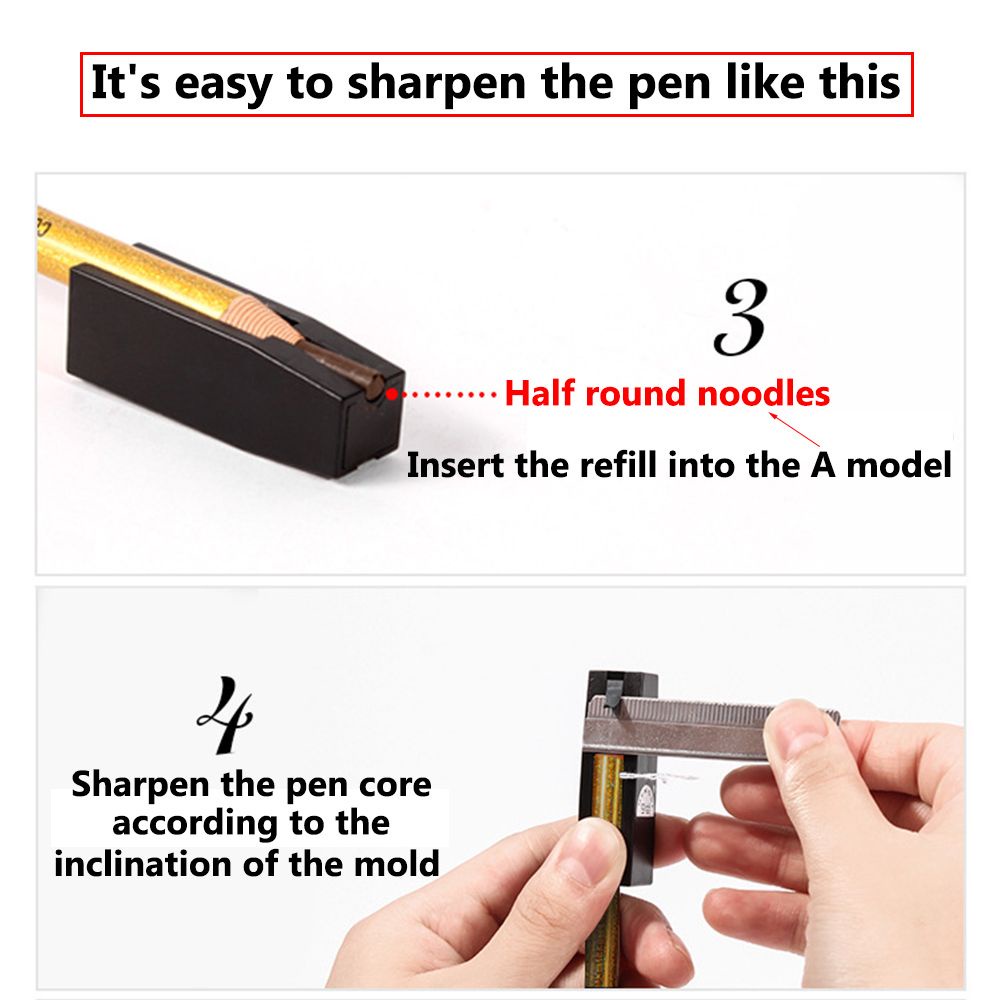 Bút Chì Kẻ Lông Mày Lâu Trôi Chống Thấm Nước Và Mồ Hôi Nhiều Màu Sắc