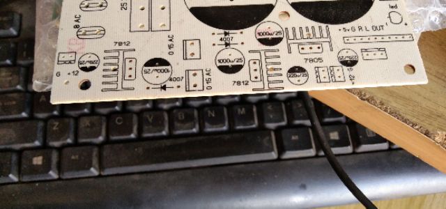 Pcb nguồn 8 tụ sợi thủy tinh