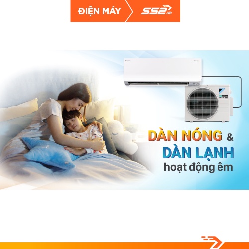 [Mã ELHA10 giảm 6% đơn 5TR] Máy Lạnh Daikin Inverter 1 HP FTKA25VMVMV - Bảo Hành Chính Hãng