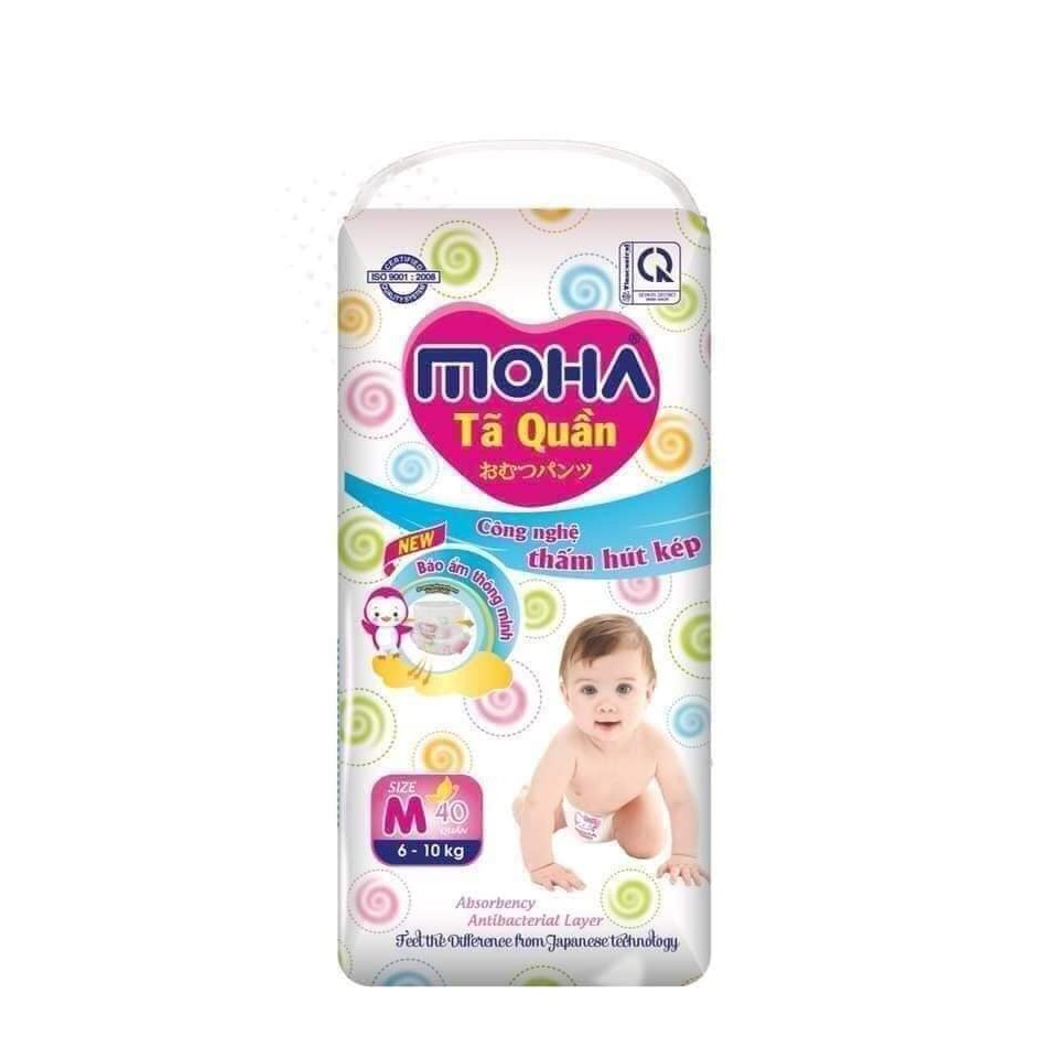 Bỉm MOHA Dán đủ size S54/M48/L42