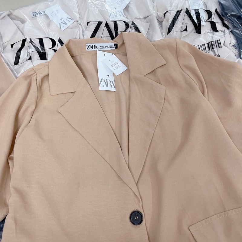 Áo Vest Tay Cộc Xinh Xắn (HÀNG LOẠI 1) Áo Khoác Blazer Tay Ngắn Ulzzang