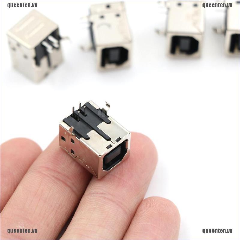 Bộ 10 cổng cắm USB loại-C 4 chân góc phải PCB DIP AD QUVN