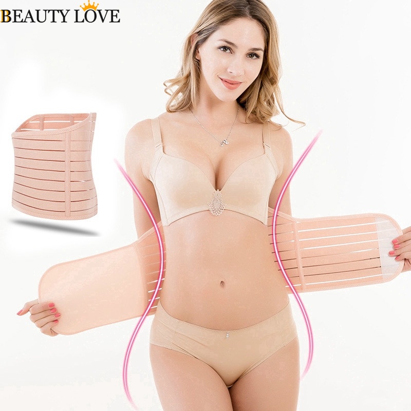 [Mới] Đai Nịt Bụng Bằng Polyester Cho Phụ Nữ Sau Sinh / Vòng Eo Thon Gọn M-XXL