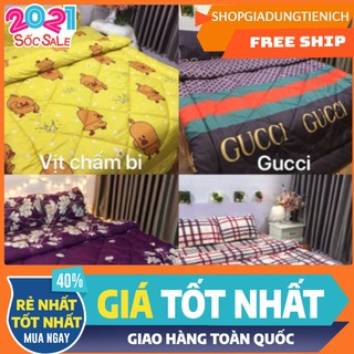 Chăn phao dày siêu nhẹ poly 1m8x2m shop mẫu 12