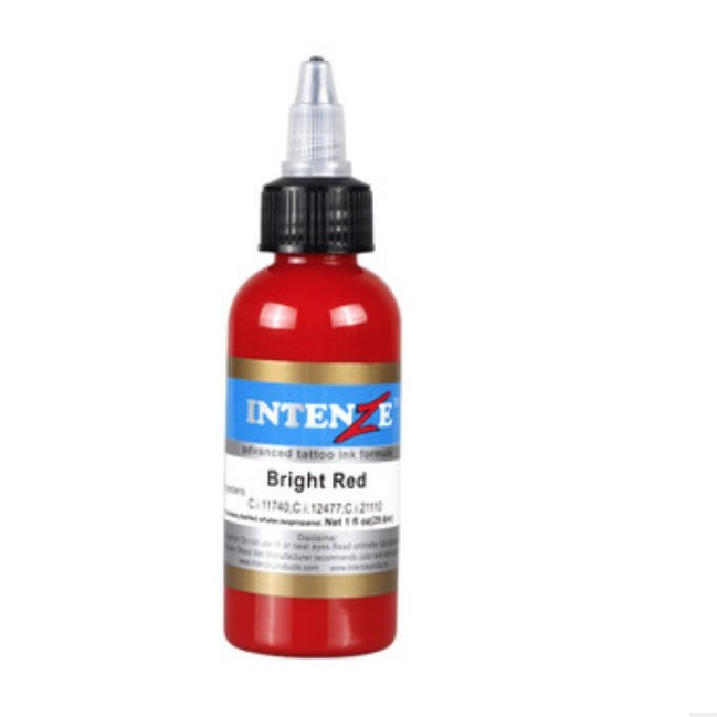 Mực Xăm Hình,Mực học xăm Màu Đỏ Tươi -30ml