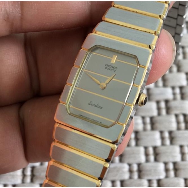Đồng hồ Nữ Seiko Exceline Quartz - Tuyệt đẹp Đồng hồ chính hãng nguyên zin Nhật bản Thiết kế cực sang như Piaget