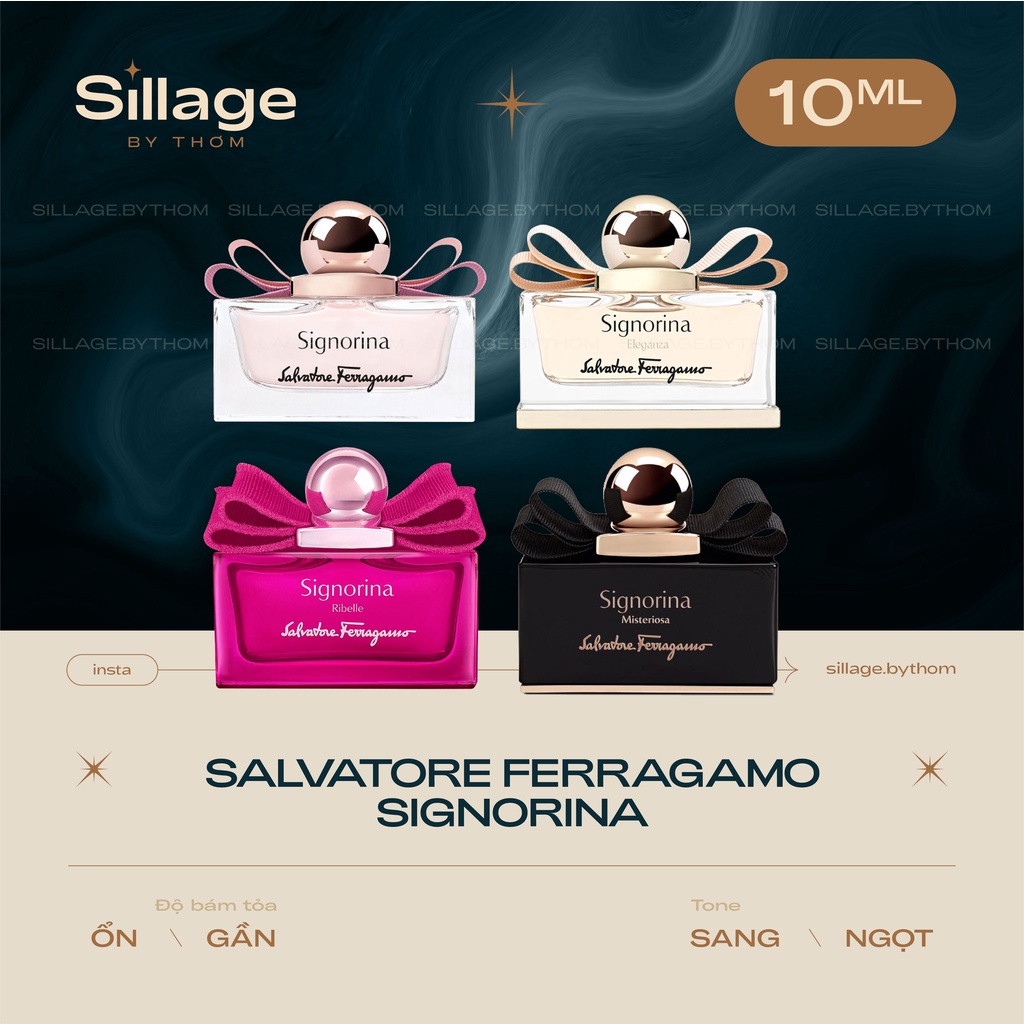 SALVATORE FERRAGAMO SIGNORINA RIBELLE MISTERIOSA EDP | Mẫu thử nước hoa nữ