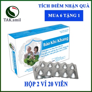 (MUA 6 tặng 1) BẢO KHÍ KHANG VỈ 20 viên- Tăng cường sức khỏe hô hấp