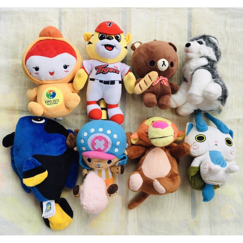 TT)Thú bông chó alaska size 17-25cm