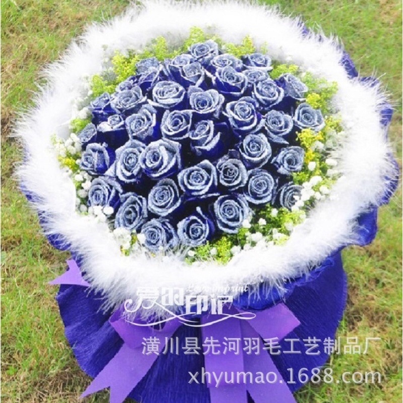 Lông vũ , lông đà điểu , lông tơ dải 2m đủ màu