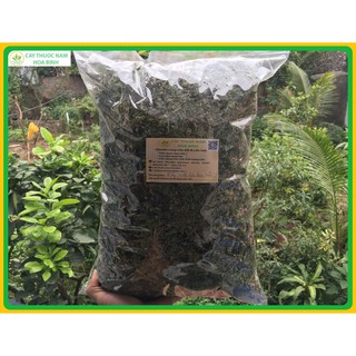 500g cây hoa cứt lợn hoa tím/thân tím, cỏ hôi (khô, sạch, mới)