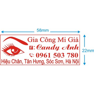 Dấu liền mực bán hàng - dành cho chủ shop (Có logo)