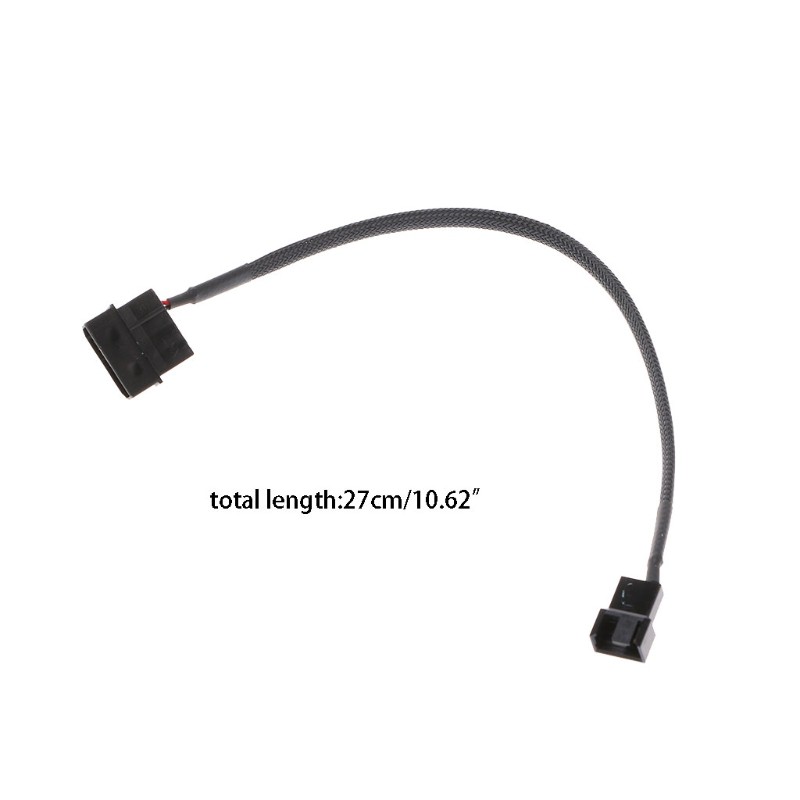 Dây cáp sạc 4-Pin Molex Male sang 3-Pin / 4-Pin