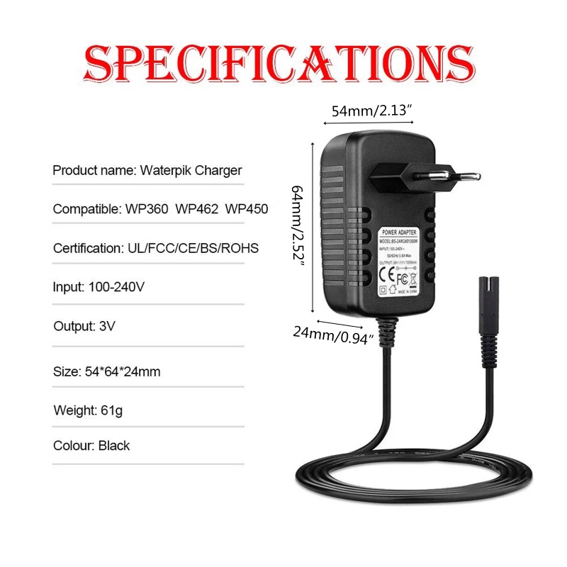 ✿ Dây Cáp Sạc Nguồn WP440C WP440W Wp-450Ec WP460W Wp-460C Wp-465W Wp-550W WP550C WP450W WP450C