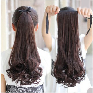 Tóc Giả Cột Xoăn Đuôi 48CM