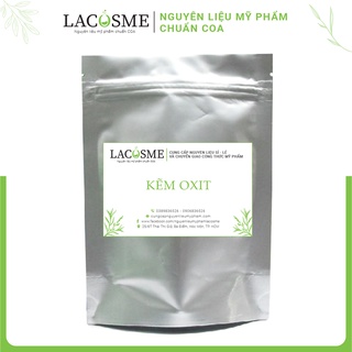 10Gr - 50Gr - 100Gr Nguyên liệu mỹ phẩm Kẽm oxit