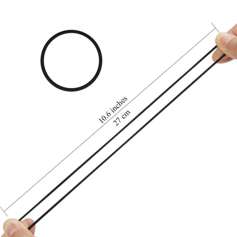 Set 20 / 50 Dây Thun Buộc Tóc Màu Đen Dành Cho Nam Nữ