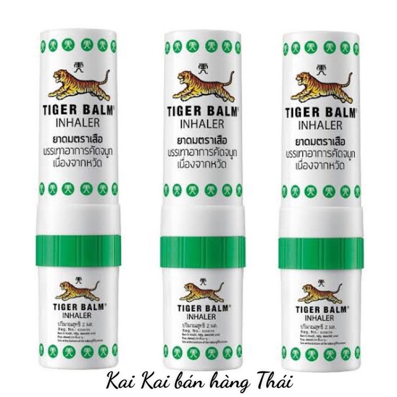 Ống hít thông mũi con hổ Tiger Balm Thái Lan Chính Hãng