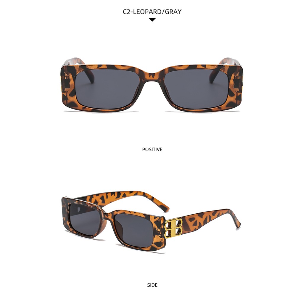 Mắt kính gọng hình hộp nhỏ thiết kế rỗng thời trang 2021 cho nữ