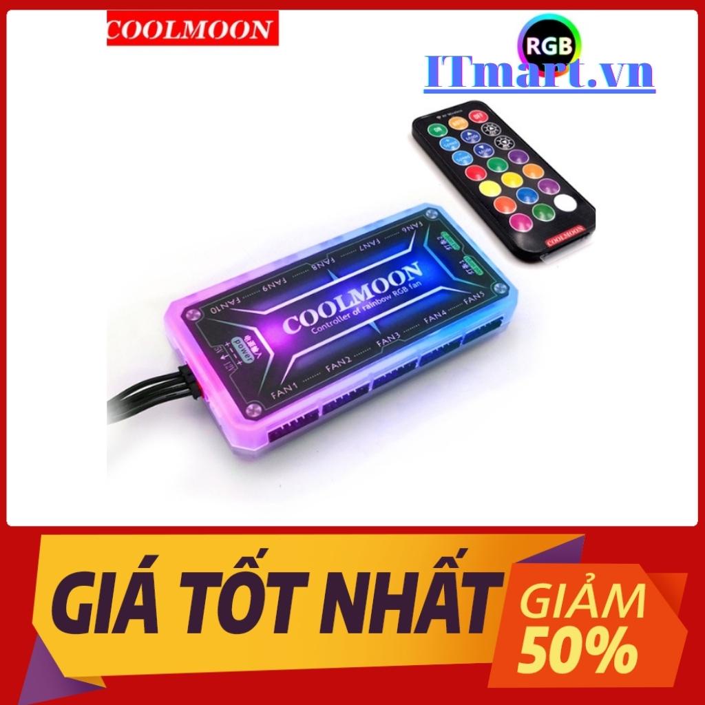 Remote Điều Khiển Hub Fan Led RGB Coolmoon