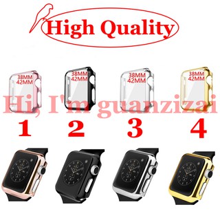 Ốp nhựa cứng PC bảo vệ mặt đồng hồ cho Apple Watch Series, 5/4/3/2/1, 38mm/42mm/40mm/44mm