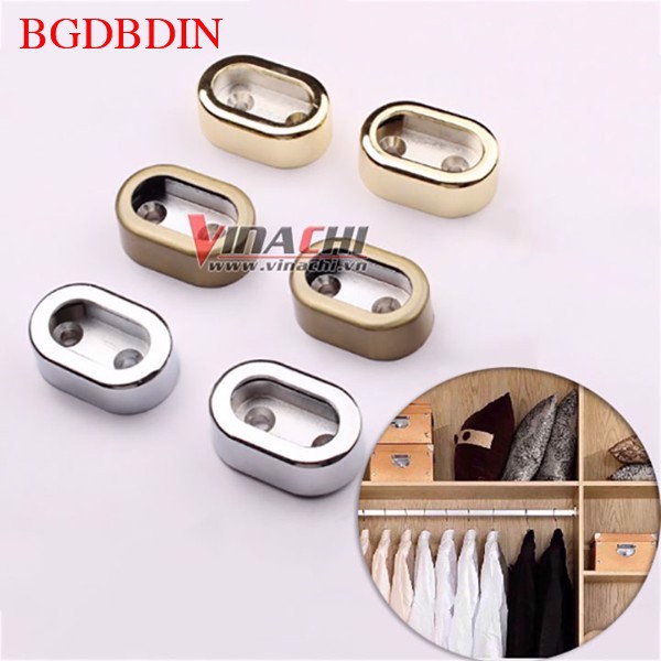 BỘ 2 GỐI ĐỠ THANH TREO TỦ ÁO BẦU DỤC - BỘ 2 CÁI Sản phẩm chuyên dùng cho sản xuất: Tủ áo, giá treo đồ và một số thiết