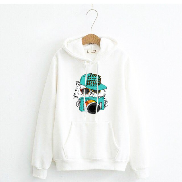 Áo Nỉ Hoodie Nam Nữ Đều Mặc Được MÈO CUTE New Hot Trend Vải Nỉ Bông Dày Mịn Big Size > 100kg - HD00088