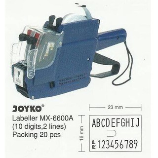 Gói Joyko MX-6600A (Letters, Số) - Công Cụ Lebel Tool (ART. W79)